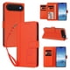 thumbnail image 2 of Funda Cartera Trébol para iPhone Air con Ranuras Tarjetas y Carga Inalámbrica Naranja, 2 of 6