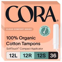Aplicador Orgánico Tampon Cora Multipack 36 Unidades