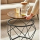 thumbnail image 5 of Set 2 Mesas Centro Helsinki Base Hexagonal Estilo Industrial, 5 of 7