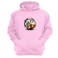 Genérico - Polerón Canguro Logo Comic Vs Capcom Rosa Talla Xs Unisex