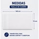 thumbnail image 3 of Toalla de Baño 140x70 cm Blanca 100% Algodón 500 Gramos Alta Absorción, 3 of 6