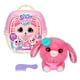 thumbnail image 1 of Peluche SCRUFFALUVS Pet Scruffs rosa con 3 mascotas rescatadas, 1 of 3