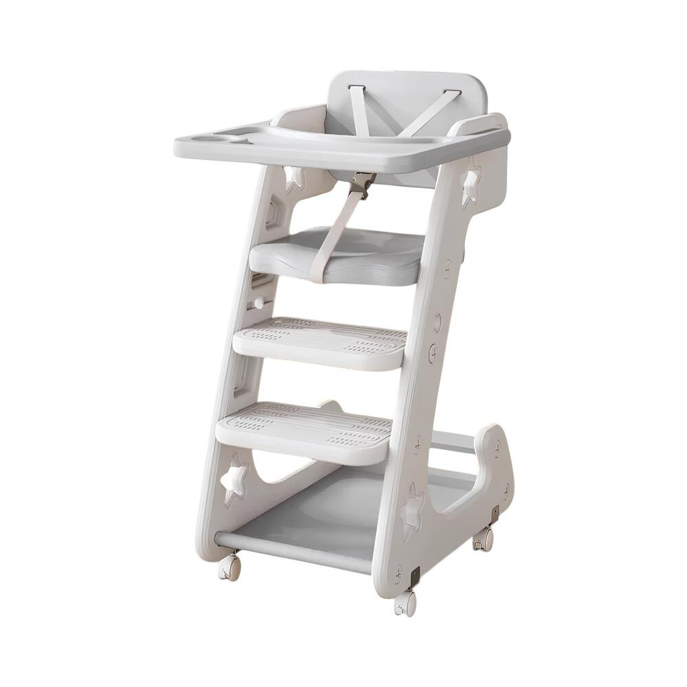 Silla De Comer Multifuncional Growth Gris Lubabycas