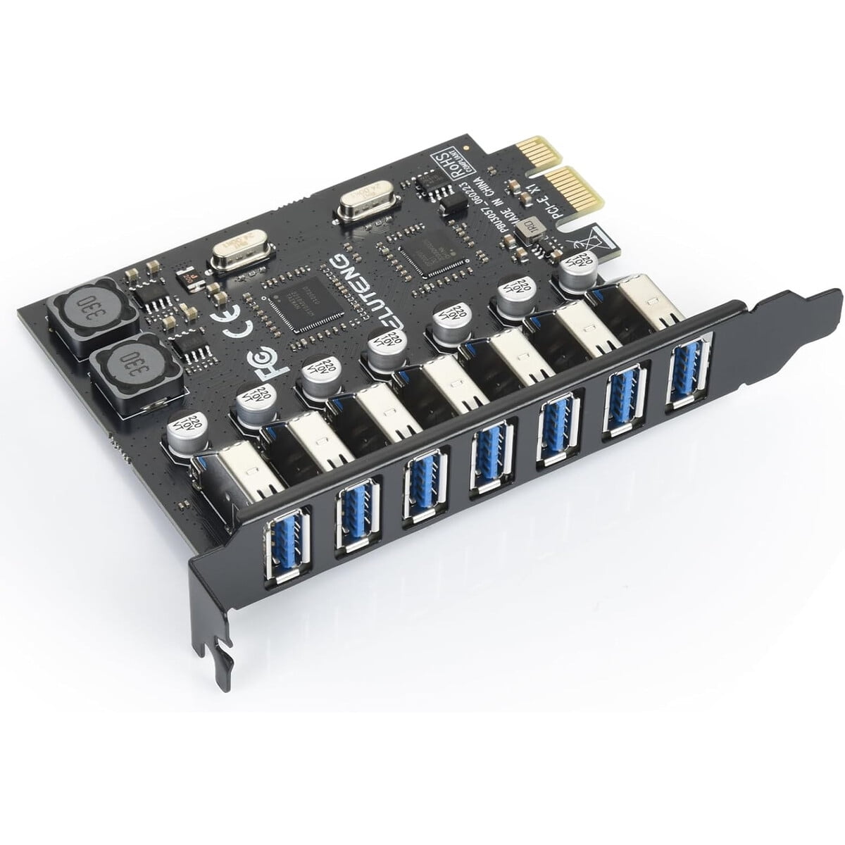 Tarjeta Pcie Usb 3.0 Eluteng 7 Puertos Nec720201