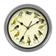 thumbnail image 3 of Reloj Musical Con Sonido De Pared De Pájaros, Funciona Con Pilas, Para Decoración Interior Del Hogar, Gris, 32cm, 3 of 5