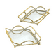 thumbnail image 1 of Set Bandejas Mirror Gold 2 Piezas, 1 of 3