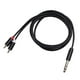 thumbnail image 3 of Audio Metal Jack Estéreo De 3,5 Mm A 2 RCA Cable De Teléfono 6,35 Mm A 2RCA Cable 1,5 M, 3 of 5