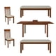 thumbnail image 2 of Juego De Comedor Qatar 1800 + 2 Sillas + 2B Marron V, 2 of 10