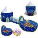 thumbnail image 1 of Bolígrafo Play Tent PigPigPen para niños con piscina de bolas y túnel para gatear, 3 unidades, 1 of 7