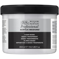 Acrílico Medio Transparente Gesso Winsor & Newton, 450 Ml