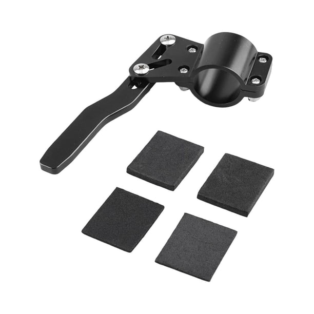 Extensor de palanca de señal de aleación de aluminio, Kit de posición de ajuste de 30-100mm, varilla de señal de volante para , fácil , negro