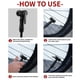 thumbnail image 5 of Bomba para bicicleta BV Steel de 160 PSI de alta presión con manómetro Schrader, 5 of 8