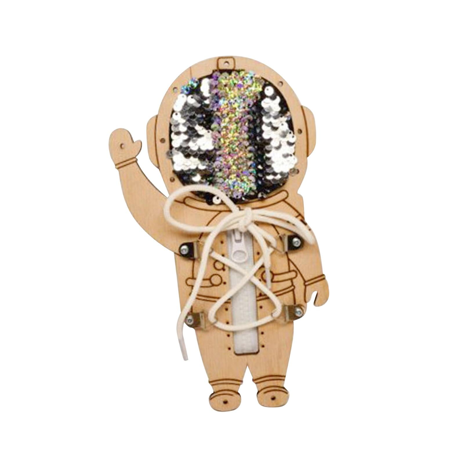 Bothyi - Kids Busy Board Accesorios De Bricolaje Juguetes Sensoriales Para Niños Pequeños Regalos De Vacaciones Astronauta