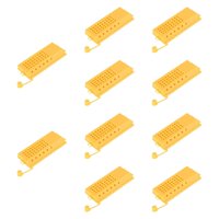 Magideal - 10 Piezas Reina Bee Cages Beekeepings Herramienta De Abejas Separación Premium Bee Cage Cabeza De Transporte De Carcasa Segura Herramientas De Cría De