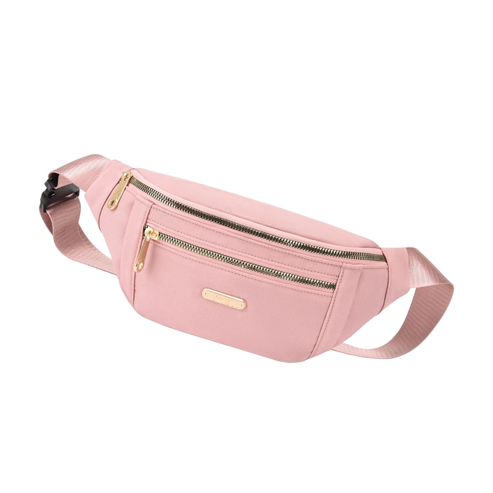 Bothyi - Moda Mujer Riñonera Riñonera Correa Ajustable Para Viajar Rosa