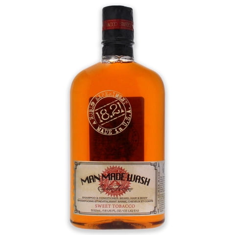18.21 Man Made - Man Made Lavado - Tabaco Dulce De Man Made Para S - Champú, Acondicionador Y Gel De Baño