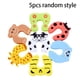 thumbnail image 1 of 5pcs Random Style Baby Child Safety Door Stopper Animal Foam Door Clip, 1 of 2