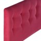 thumbnail image 3 of Respaldo Cama Botone 1.5 Plaza Felpa Rojo, 3 of 4