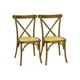 thumbnail image 1 of Pack 2 Silla Crossback Madera Walnut, 1 of 3