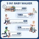 thumbnail image 2 of Juguete de aprendizaje Baby Push Walker HYES 5 en 1 para sentarse a pie, azul, 2 of 9