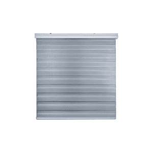 Genérico - Cortina Roller Duo Zebra Día Y Noche 100 X 200 Gris