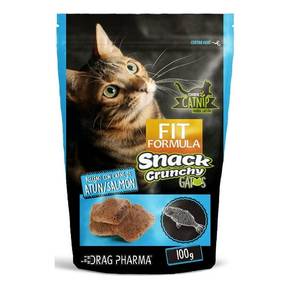 Fit Formula Galleta Con Atún/salmón Y Catnip Gato 100g