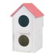 thumbnail image 3 of Doble Agujero Pet Bird Parrot Eclosión Cría Caja Nido Casa Rosa, 3 of 5
