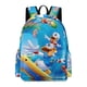 thumbnail image 1 of Pato Donald Marinero-theme Backpack, Campus style schoolbag Bookbag with Adjustable Shoulder Straps And Large Zip Compartment, Unisex Travel Bags.42x30x15cm, 1 of 6