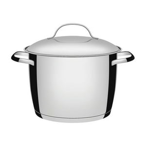 Olla Alta Allegra De Acero Inoxidable Con Fondo Triple De 18 Cm Y 3 L Tramontina