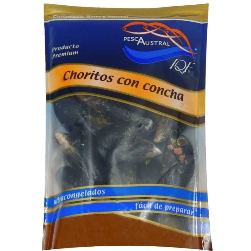 Chorito Media Concha 1 kg Pesca Austral