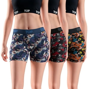 Top - Bóxer Mujer Algodón Naruto Shippuden Pack 3 C2