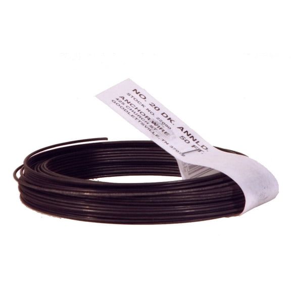Alambre para estufa Hillman, acero recocido negro, 20 Ga. 50 pies