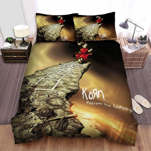 Follow The Leader Korn Issues Quilt Duvet Cover Set Double Bedclothes Children