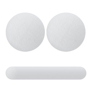 Magideal - 100X Filtros De Café Desechables, Filtro Portafiltro De Papel Resistente, Filtro Para Cafetera, Filtro De Papel Espresso Para Restaurantes Y Bares 51Mm