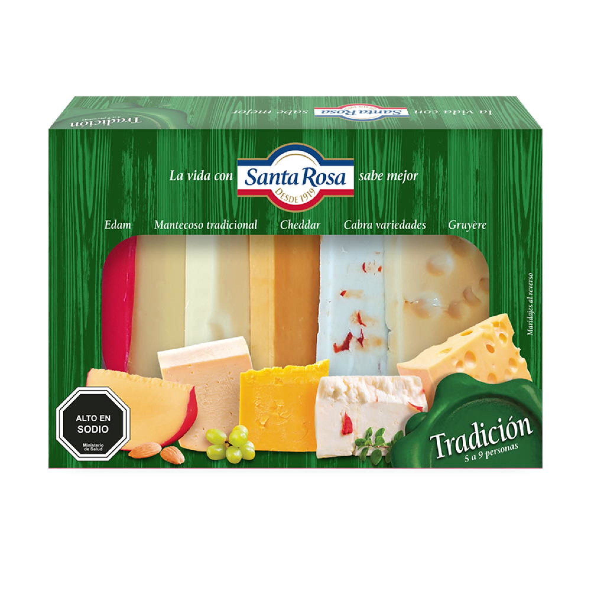 Tabla De Quesos Tradición 470 g Santa Rosa