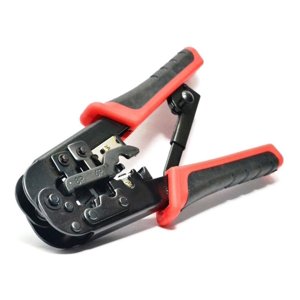Gen - Crimpeadora Metalica Alicate Eletricista Mk-0210 4/6/8P Rj45 Rojo