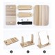 thumbnail image 5 of Espejo Flotante de Escritorio 360 Grados Portátil de Madera Extra Grande, 5 of 7