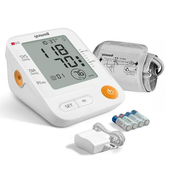 YUWELL | Toma Presión Tensiómetro YE670D | Con 60 Memorias y con Asistente Voz