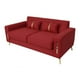 thumbnail image 2 of Sofa Paris Tres Cuerpos Rojo Lino, 2 of 3