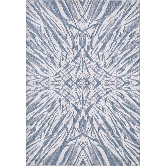 Rug Kas Rugs Luna 7144, rectángulo transicional dorado y gris, 100 cm x 150 cm