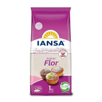Azúcar Flor Bolsa 1 Kg Iansa
