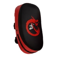 Ioensy - Kickshield Durable Curved Pu Para Sanda Sport Strike Training Gym Workout Red