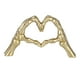 thumbnail image 4 of Figura Decorativa De Adorno De Gesto De Corazón Moderno, Gabinete De Vino De Boda Dorado, 4 of 5