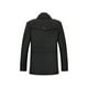 thumbnail image 2 of Abrigo de invierno para hombre, abrigo corto de lana de longitud media, chaqueta de invierno corta con cuello doble extraíble para negocios, ocio al aire libre, chaqueta ajustada, 2 of 5