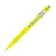 thumbnail image 1 of Bolígrafo de metal Caran d'Ache amarillo fluorescente negro, 1 of 4