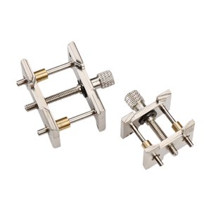 Ioensy - 2 Piezas De Herramientas De Reparación De Relojes Con Base Fija Para Ajuste De Manualidades Y Pasatiempos