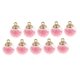 thumbnail image 4 of 10 piezas de cristal bola de cristal encantos brillante Rhinestone colgante de la joyería rosa, 4 of 5