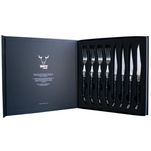 Set Cubiertos 8 Pcs Black Wayu