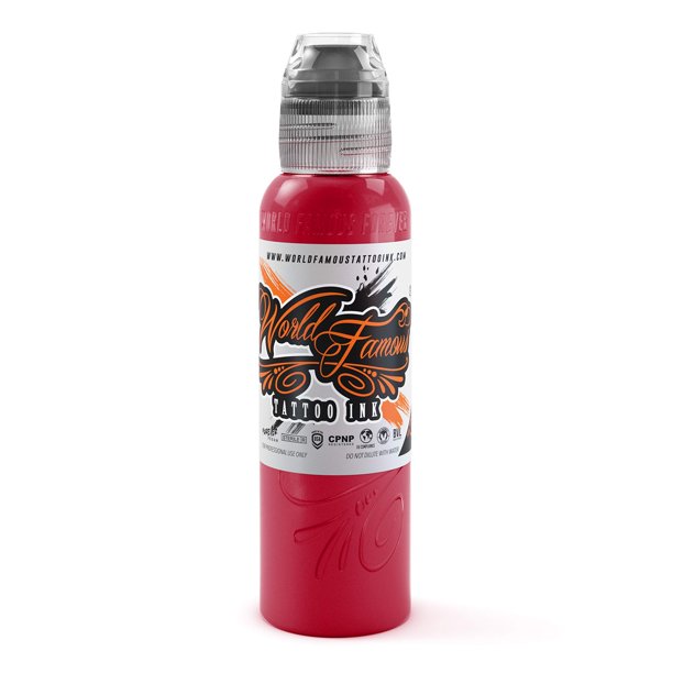 Tinta de tatuaje mundialmente famosa Jack Ripper Red, 30 ml, vegana, fabricada en EE. UU.