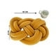 thumbnail image 2 of Cojin Elegante Nudo Grande Mostaza 45 Cm, 2 of 3